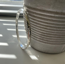 Load image into Gallery viewer, Silver Engraved Patterned Bangle - Silvary 
